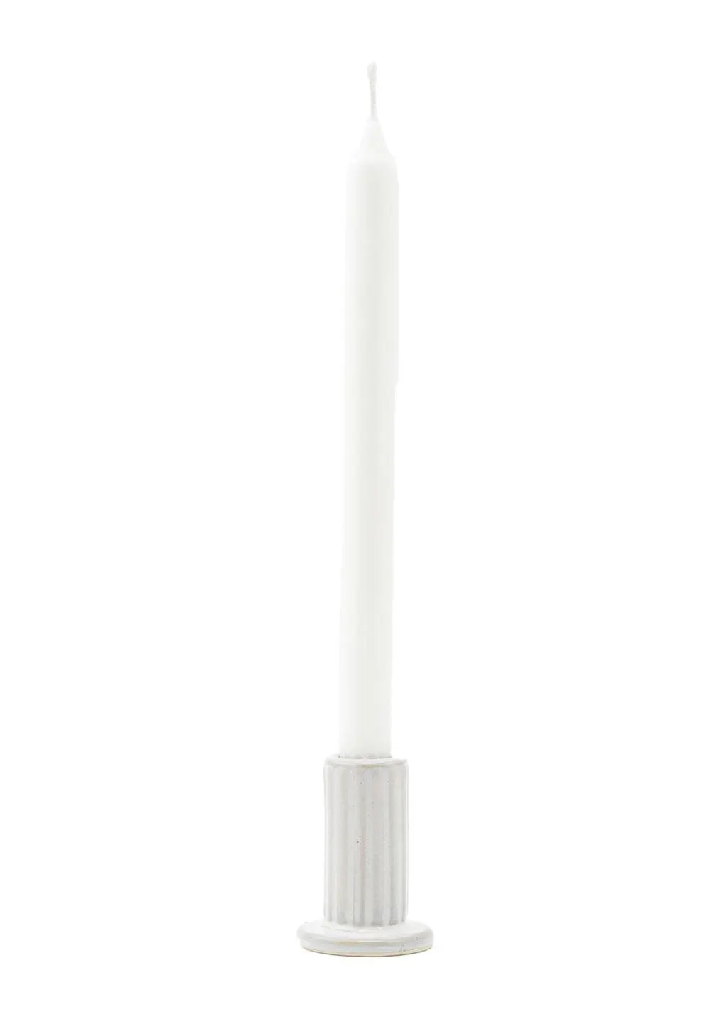 Stoneware candle holder