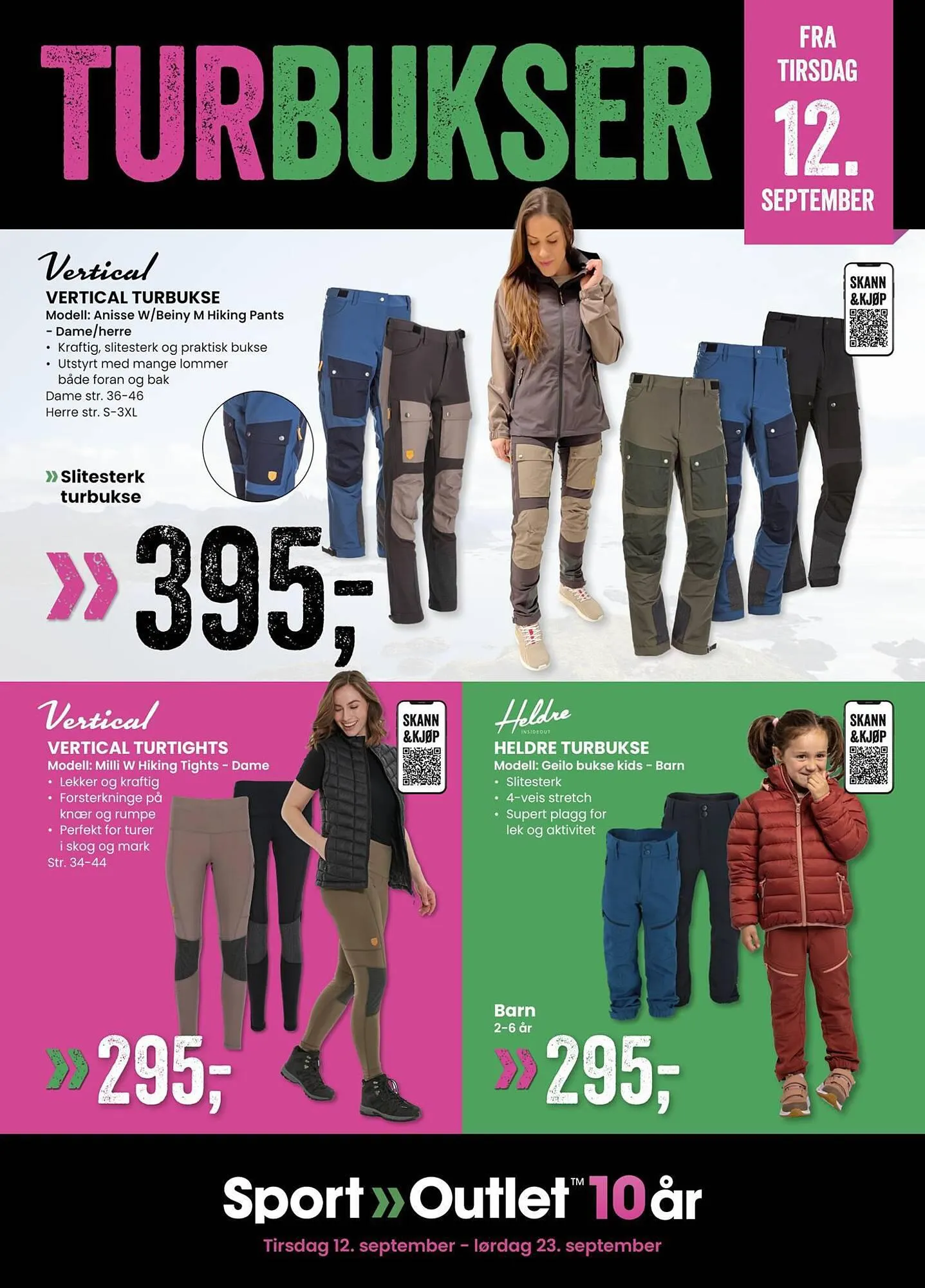 Sport Outlet Kundeavis fra 11. september til 23. september 2023 - kundeavisside 1