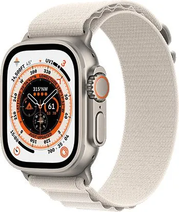 Apple Watch Ultra med Alpine Loop