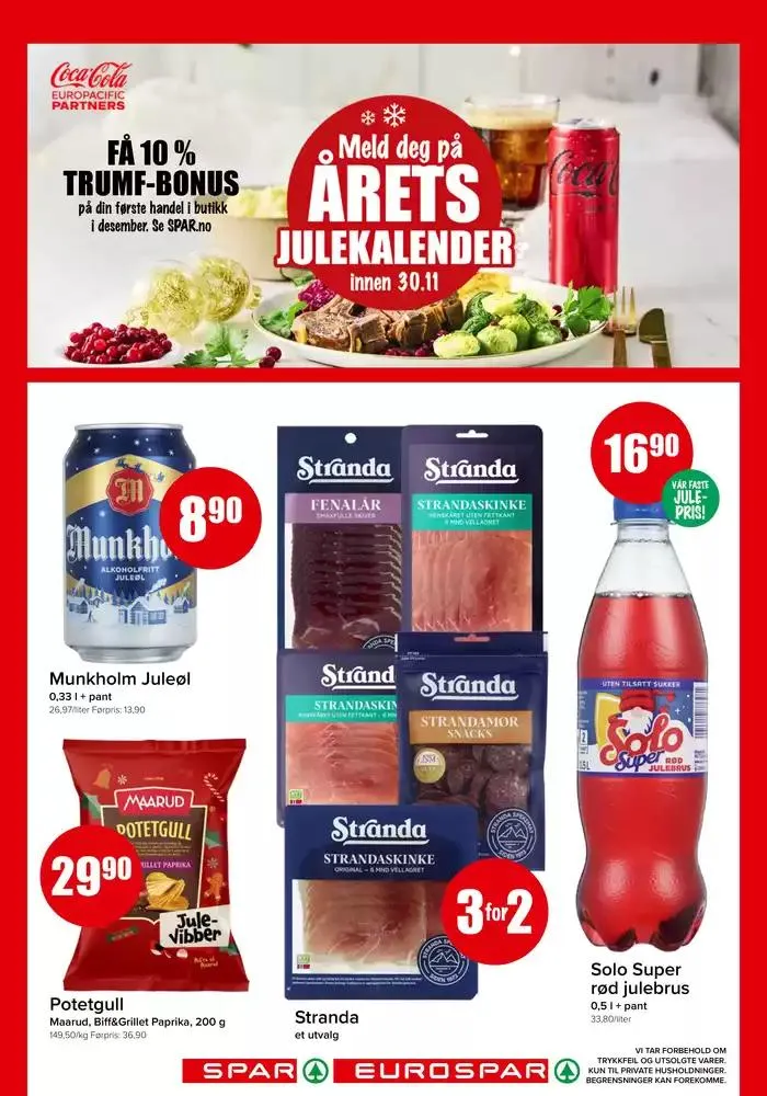 Spar nå med våre tilbud fra 28. november til 12. desember 2024 - kundeavisside 9