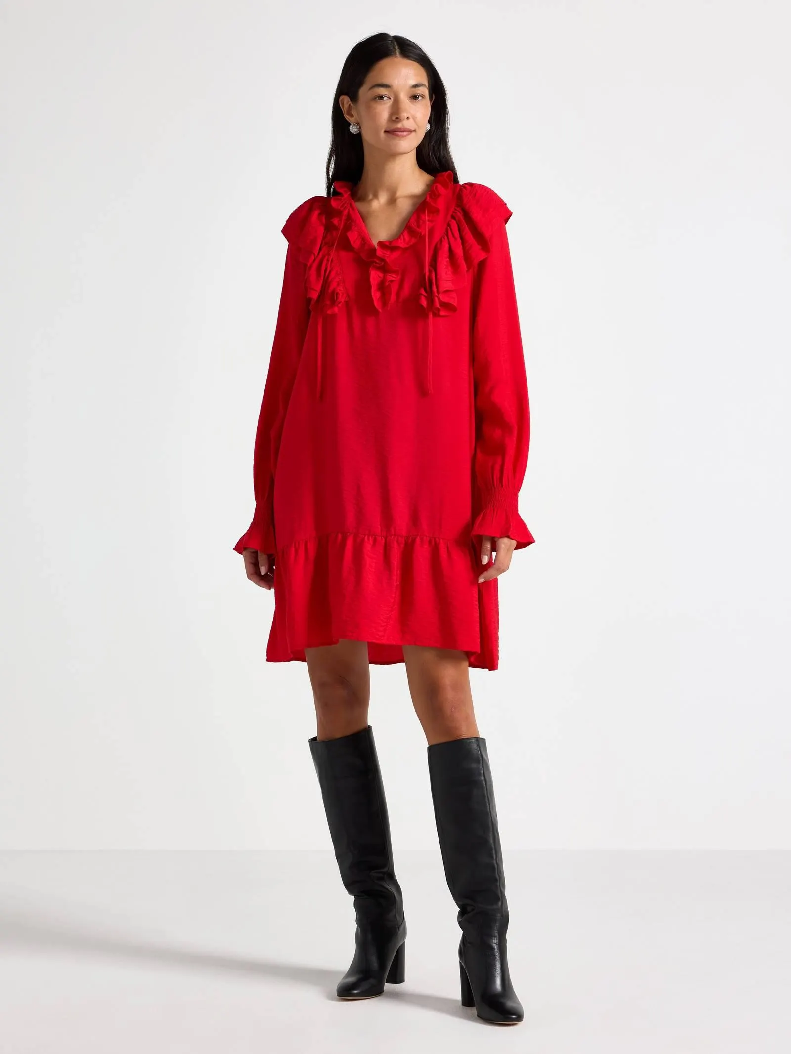 Langermet mini kjole