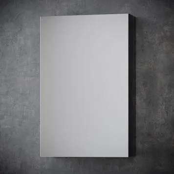 SPEILSKAP BATH DELUXE CAMDEN 40 CM SORT HØYGLANS