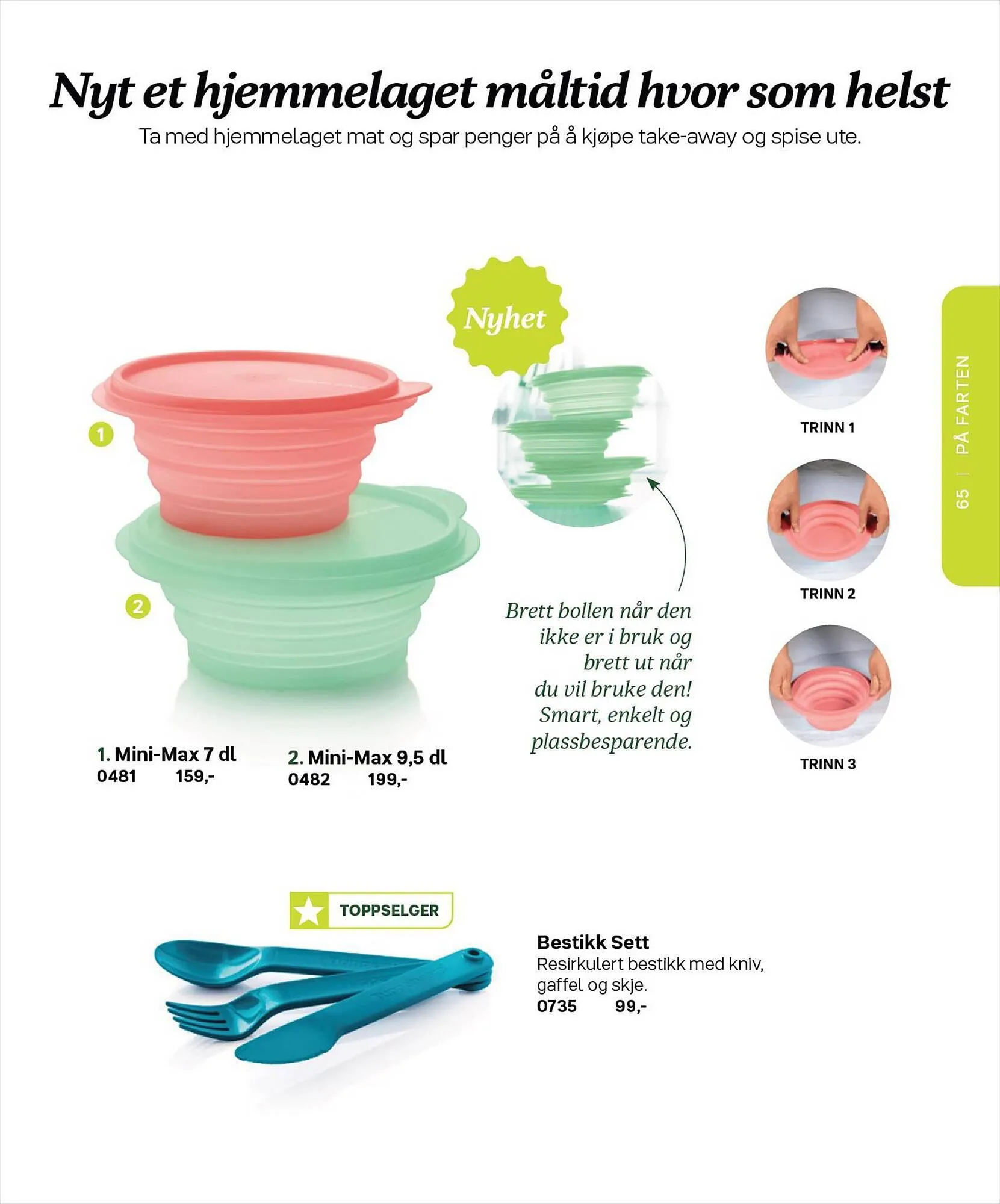 Tupperware Kundeavis fra 6. mars til 31. august 2023 - kundeavisside 65