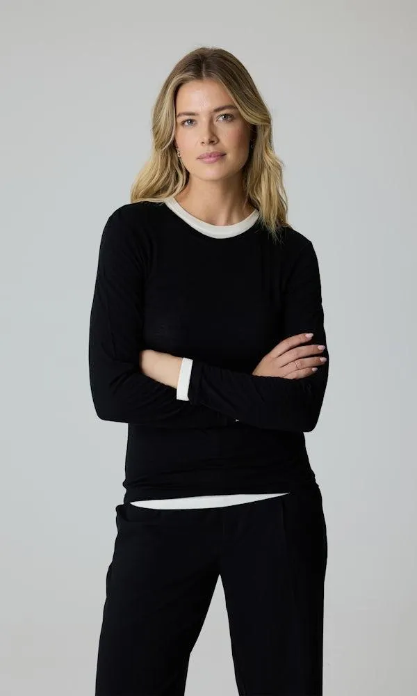 Tynn ullgenser i merino