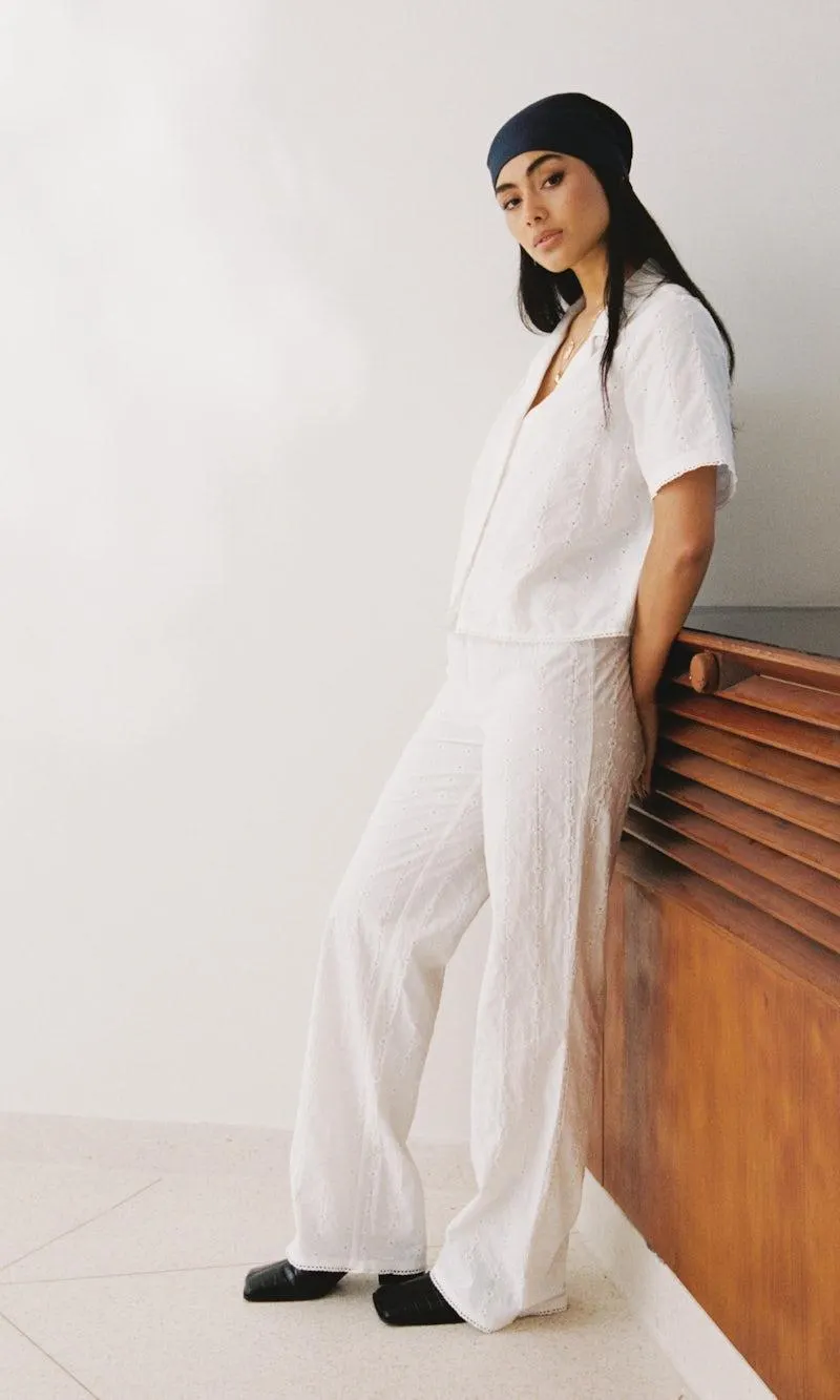 Anglaise straight blondebukse