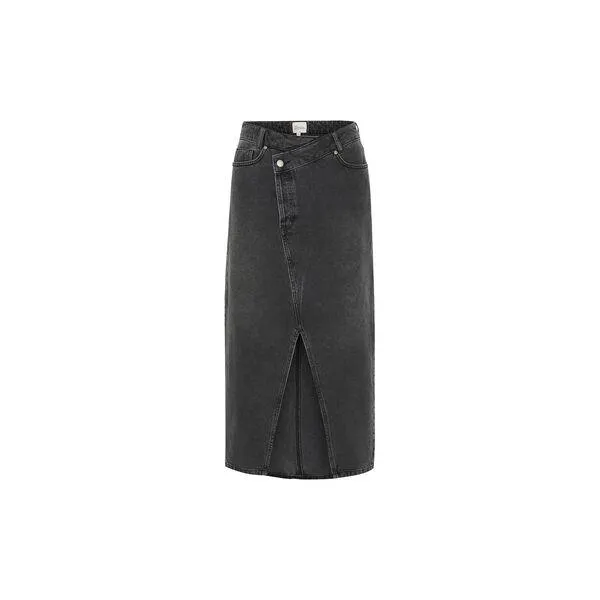 MWLouis Wrap 123 Skirt, black wash