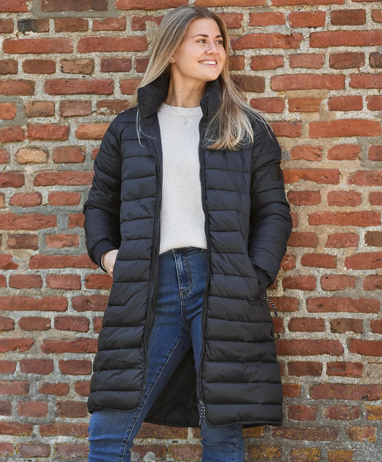 Kaffe Lira Lang Kåpe Dame