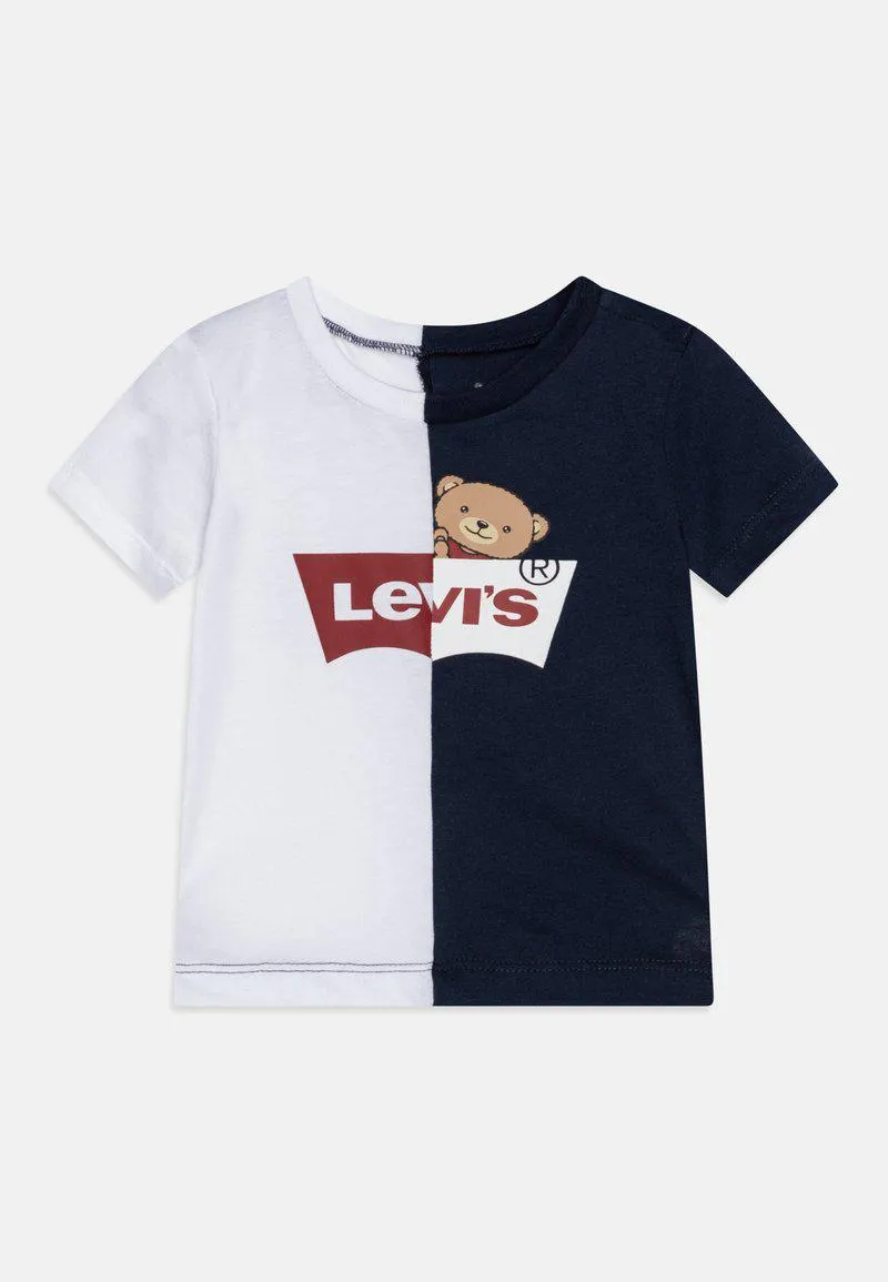 SPLICED GRAPHIC TEE - Print T-shirt