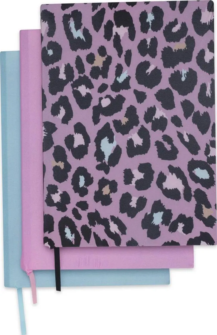 Bokbind elastisk 3 stk Dark Safari/Purple/Mint - Beckmann