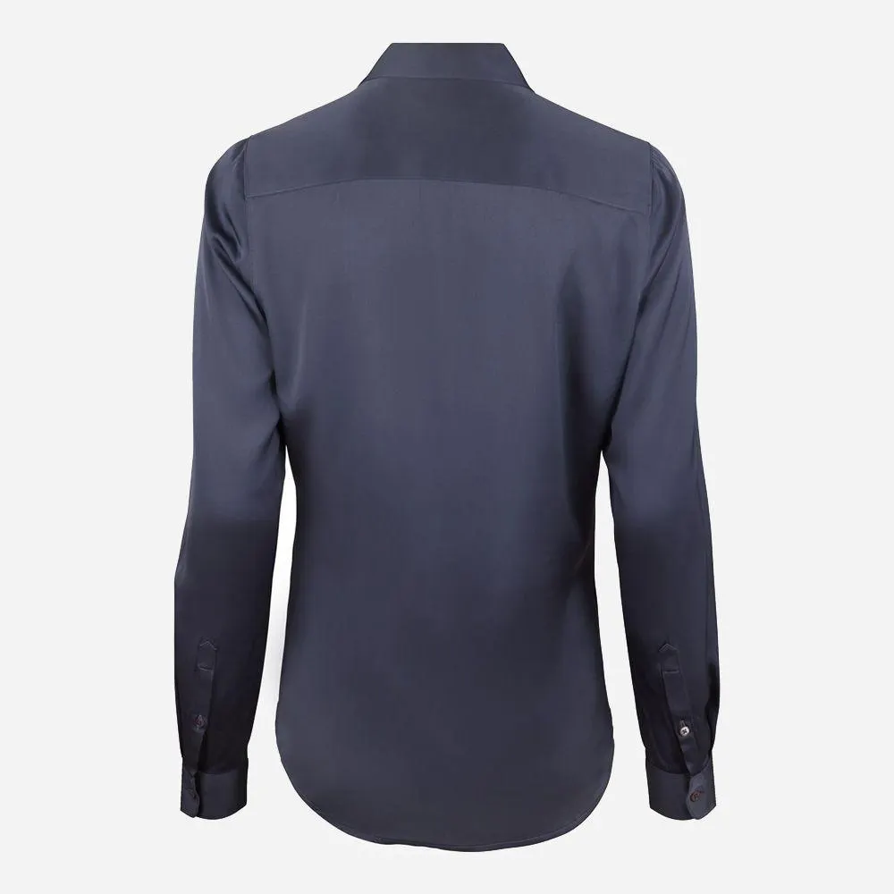 Susan Silk Shirt - Blue