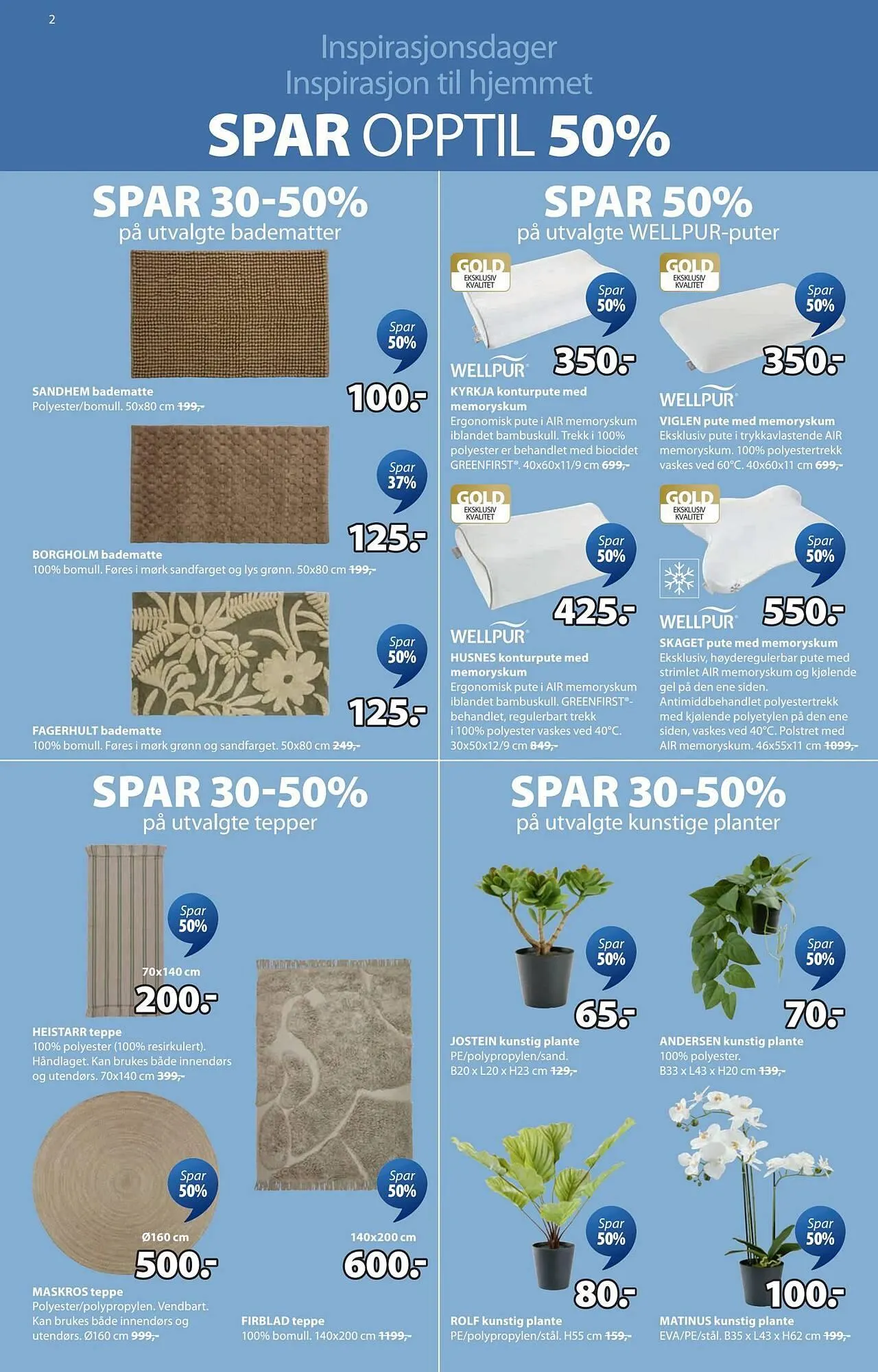 JYSK kundeavis fra 23. februar til 1. mars 2026 - kundeavisside 2