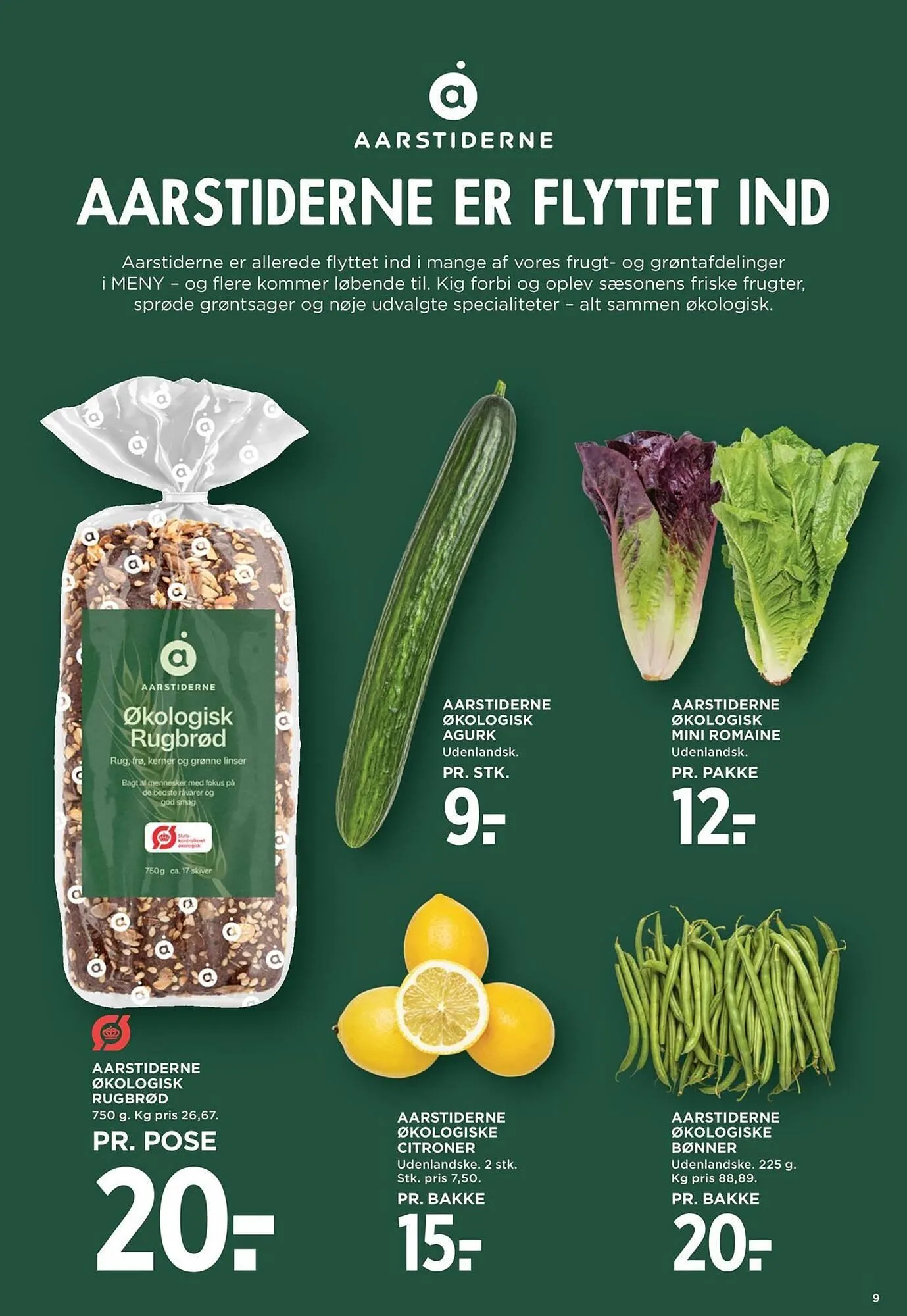 Meny kundeavis fra 27. mars til 4. april 2026 - kundeavisside 9