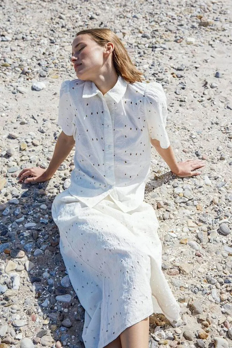 SL Kiara Shirt SS Whisper White