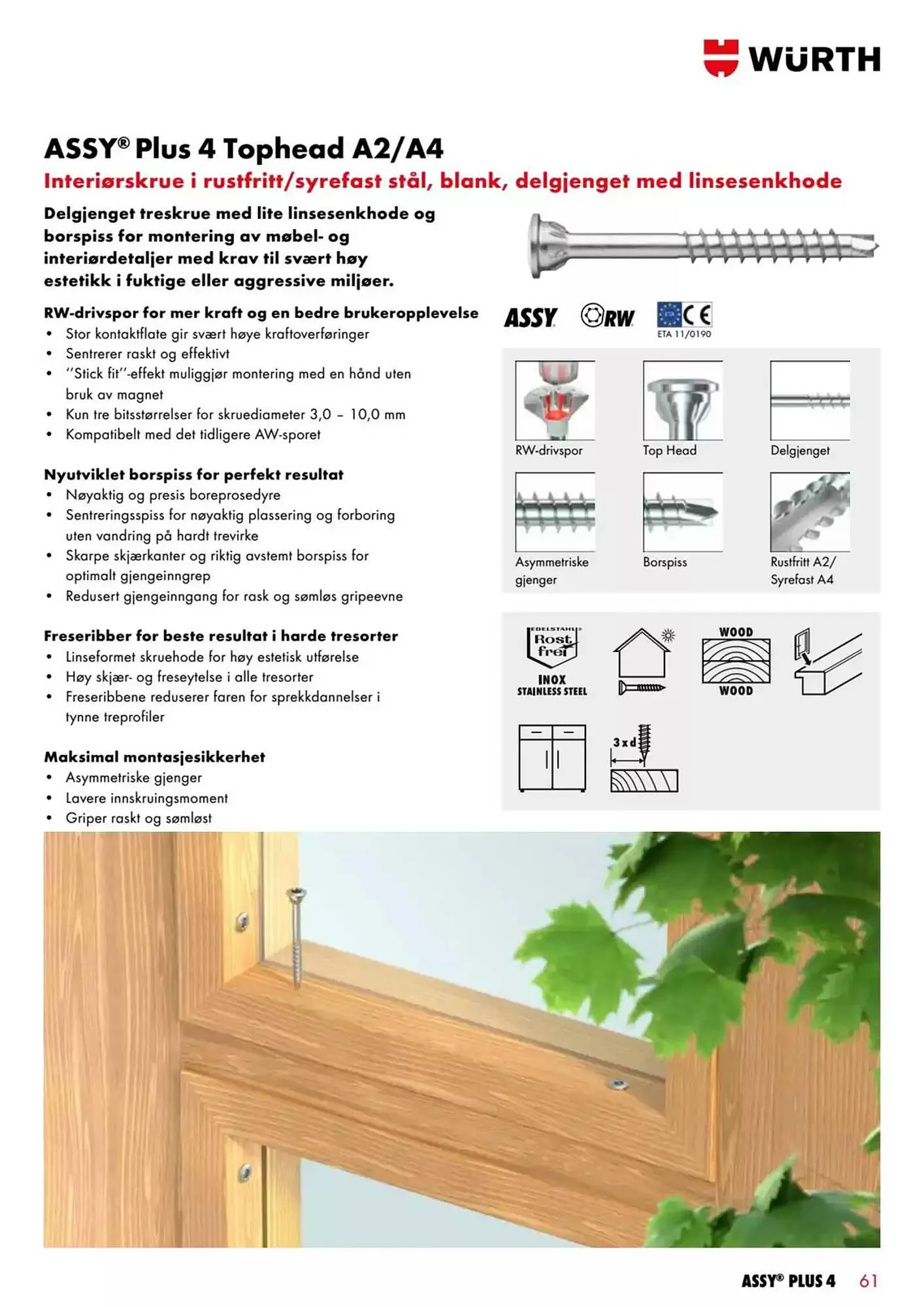 Würth Kundeavis fra 27. februar til 13. mars 2025 - kundeavisside 61