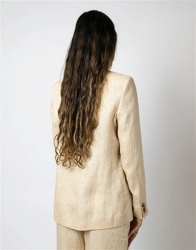 6809 New HE W Ginette Pointy 1/2 Light Camel