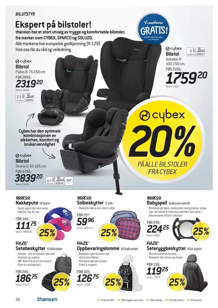 Aktuell kundeavis Thansen fra 26. februar til 25. mars 2025 - kundeavisside 20