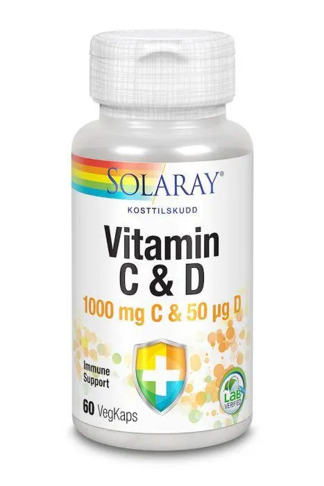 Solaray Vitamin C og D