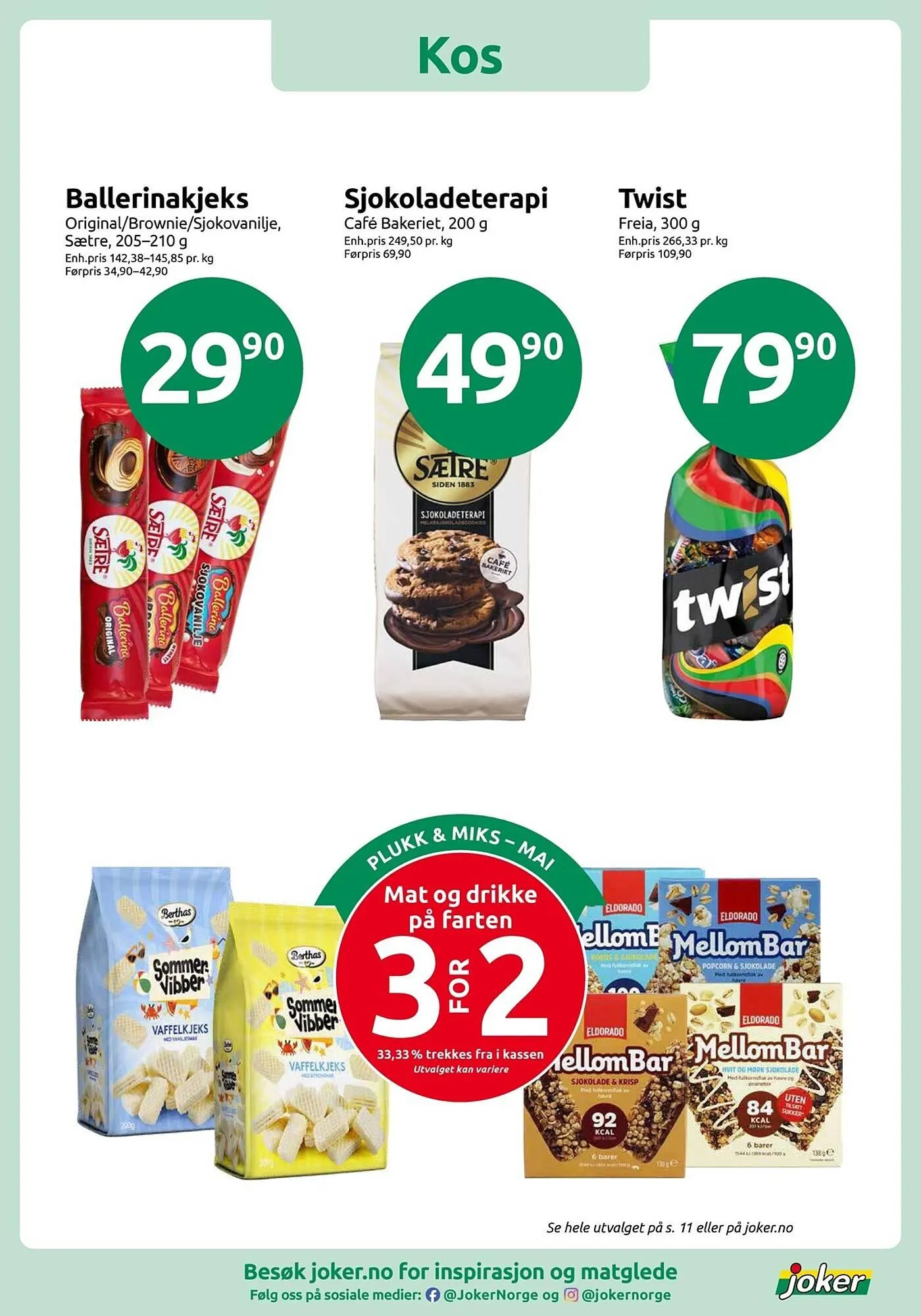 Joker kundeavis fra 11. mai til 16. mai 2026 - kundeavisside 9