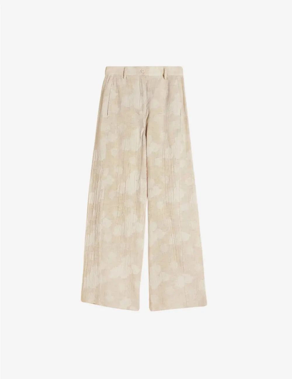 Vidda Jacquard Trousers Ecru Mix
