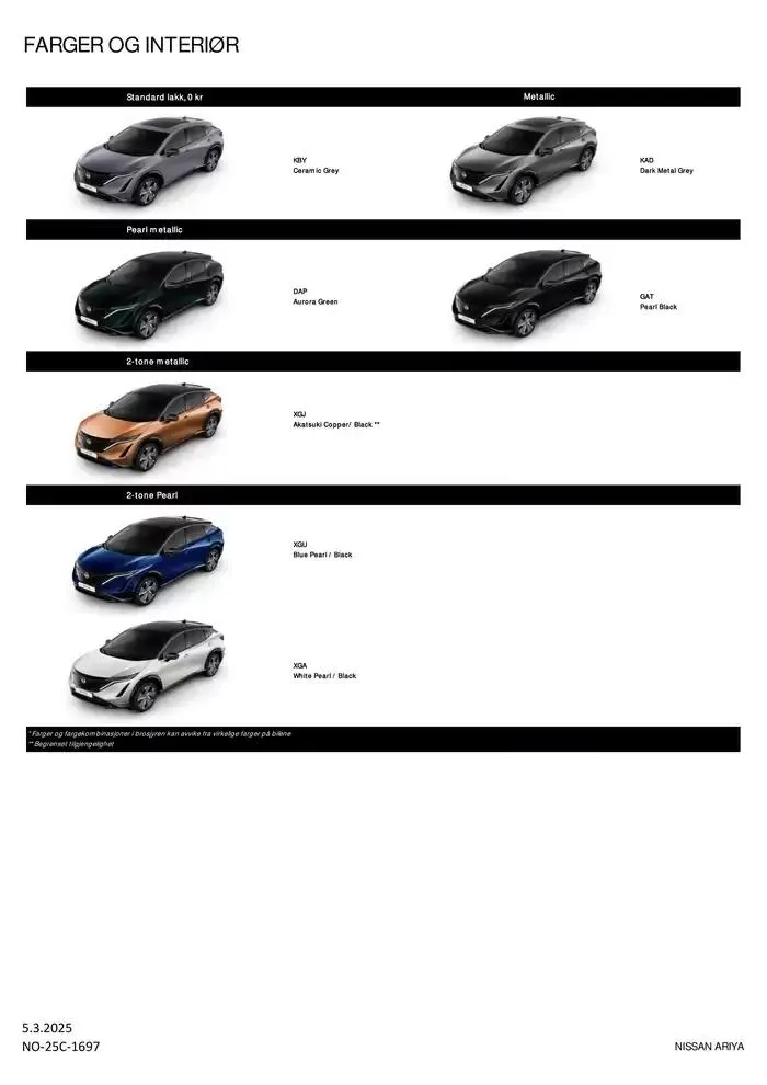 ARIYA fra 6. mars til 6. mars 2026 - kundeavisside 8