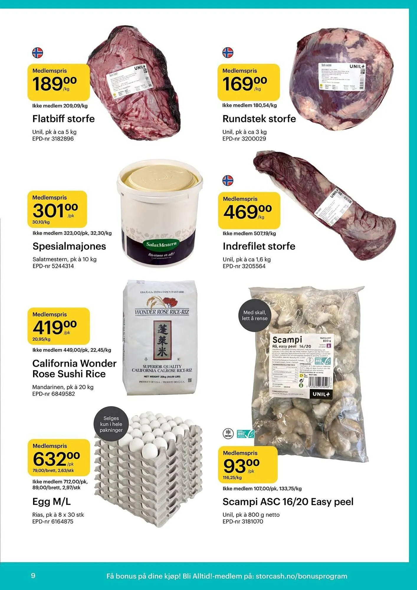 Storcash kundeavis fra 9. mars til 11. april 2026 - kundeavisside 9