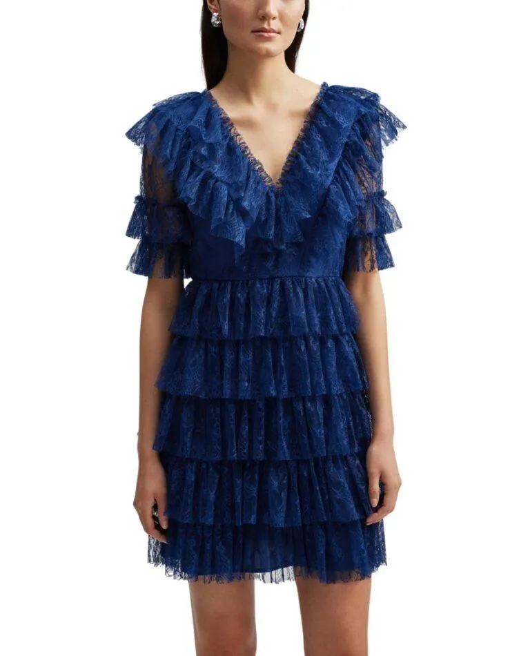 Sky Mini Dress – Indigo