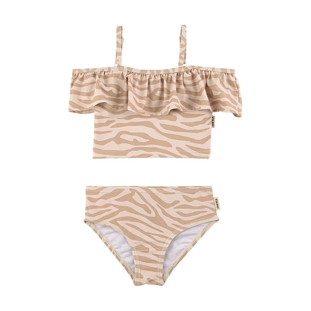Valetta Bikini Sand Zebra