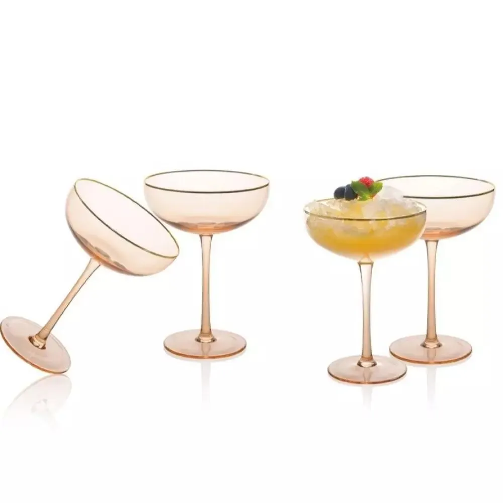 Soft Pink Champagneglass 4 pk