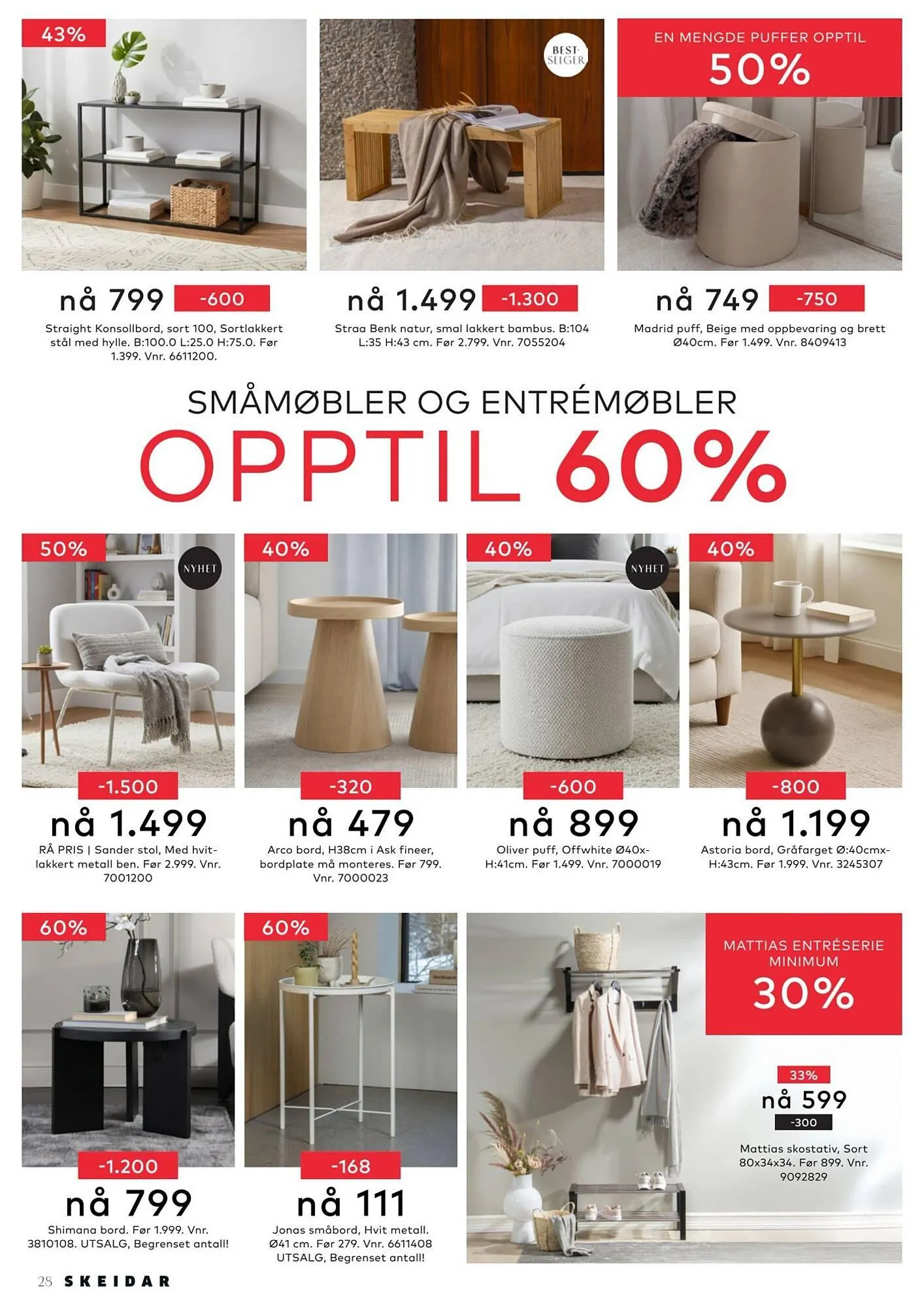 Skeidar kundeavis fra 3. november til 9. november 2025 - kundeavisside 28