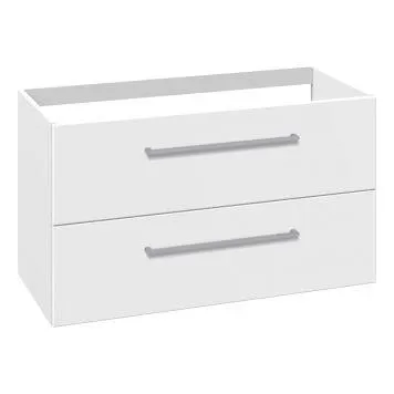 SERVANTSKAP SCANBAD MULTO 2 SKUFFER HVIT MATT 105 CM