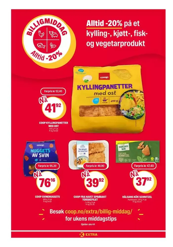Flotte rabatter på utvalgte produkter fra 28. oktober til 3. november 2024 - kundeavisside 2