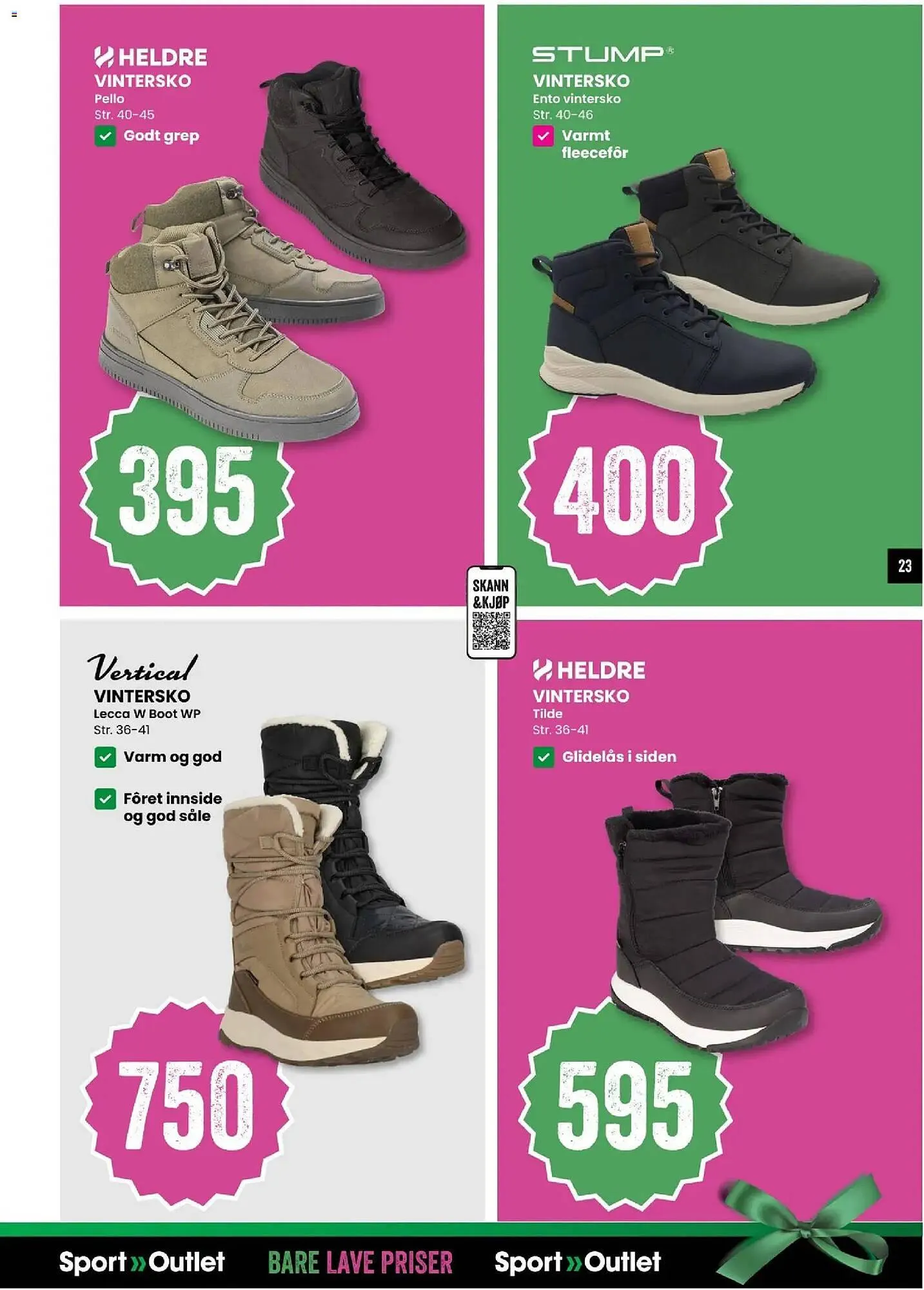 Sport Outlet kundeavis fra 2. desember til 24. desember 2025 - kundeavisside 23