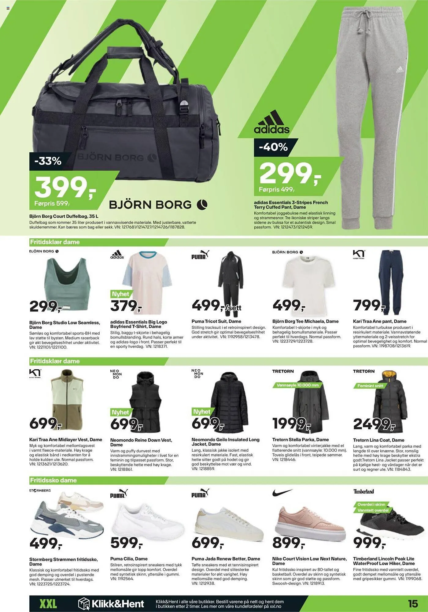 XXL Sport Kundeavis fra 18. september til 24. september 2023 - kundeavisside 15