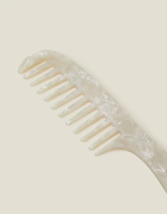 Pearlescent Resin Comb