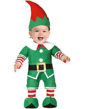 Søtt Nissealv Kostyme til Baby