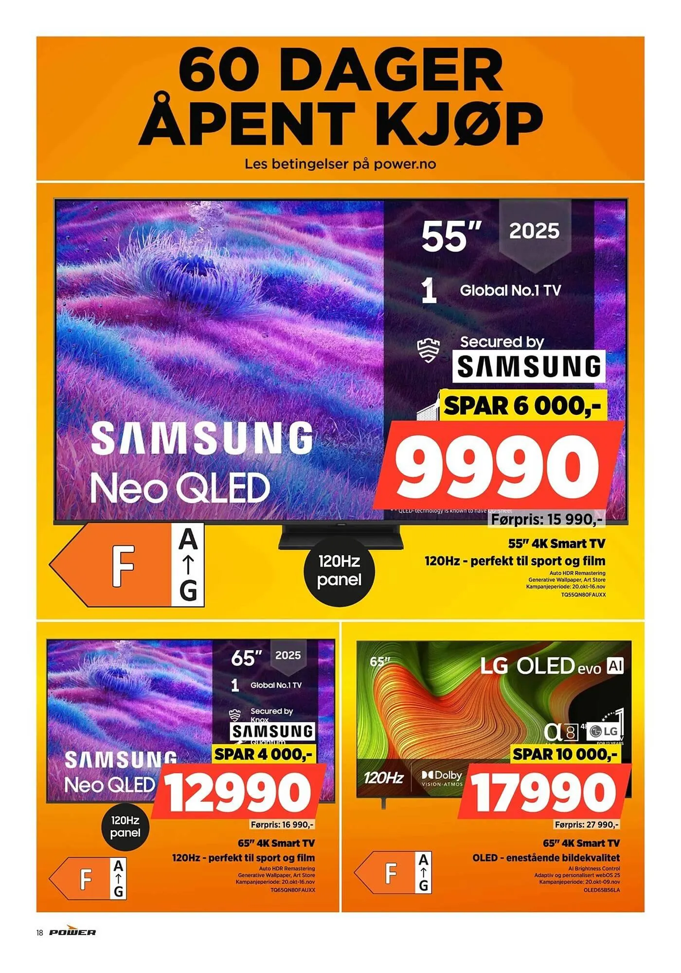 POWER kundeavis fra 20. oktober til 26. oktober 2025 - kundeavisside 18