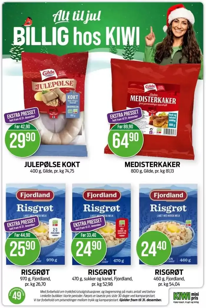 Kiwi Kundeavis fra 2. desember til 8. desember 2024 - kundeavisside 26