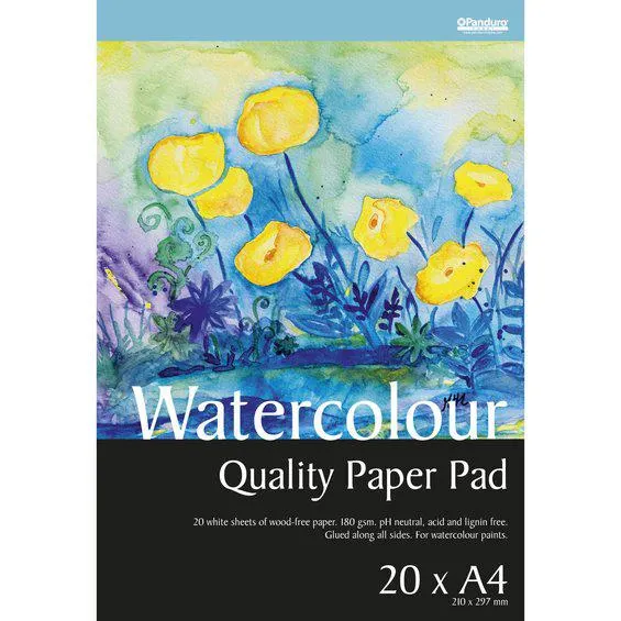 Panduro Akvarellblokk A4 x 20