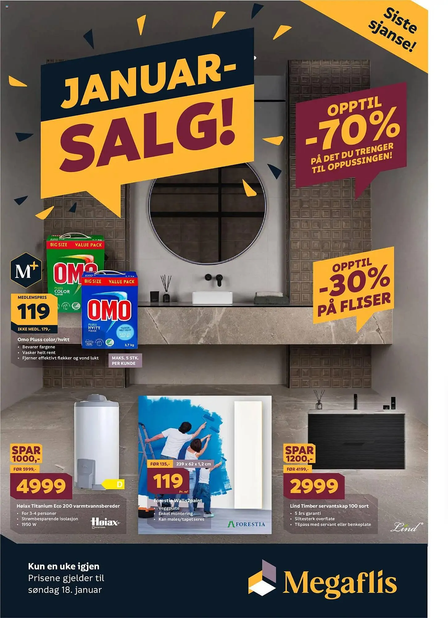 Megaflis kundeavis fra 12. januar til 18. januar 2026 - kundeavisside 1