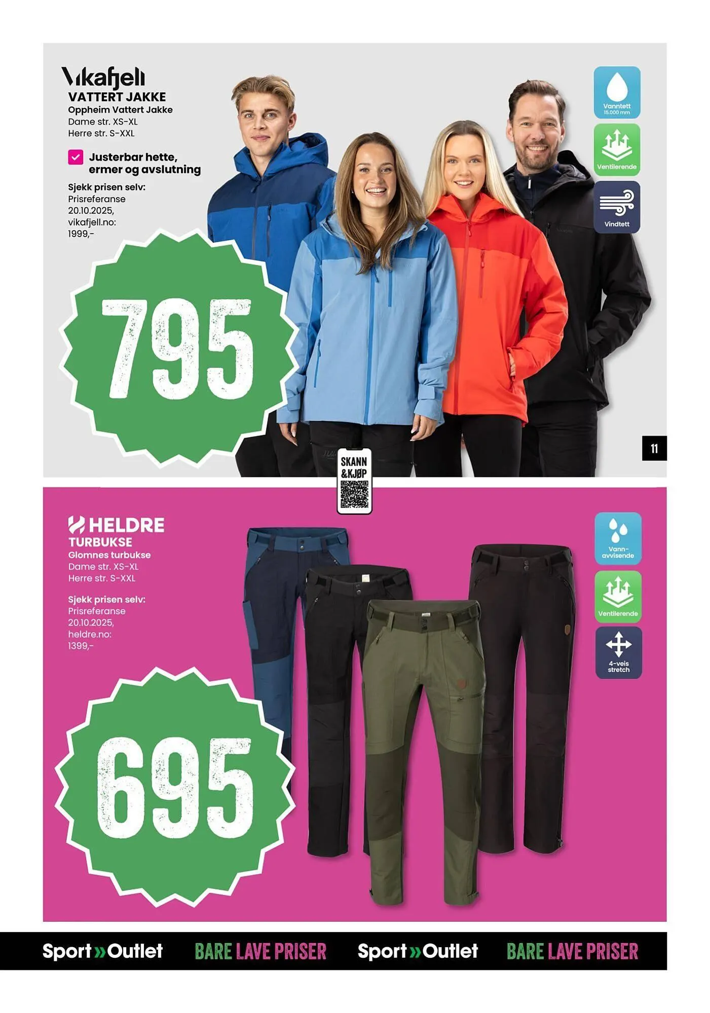 Sport Outlet kundeavis fra 4. november til 16. november 2025 - kundeavisside 11