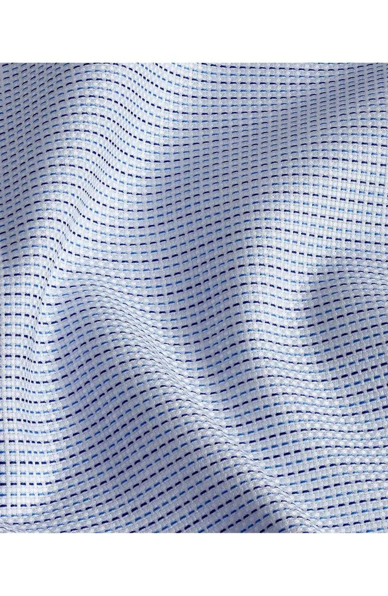 Trim Fit Dobby Microcheck Dress Shirt