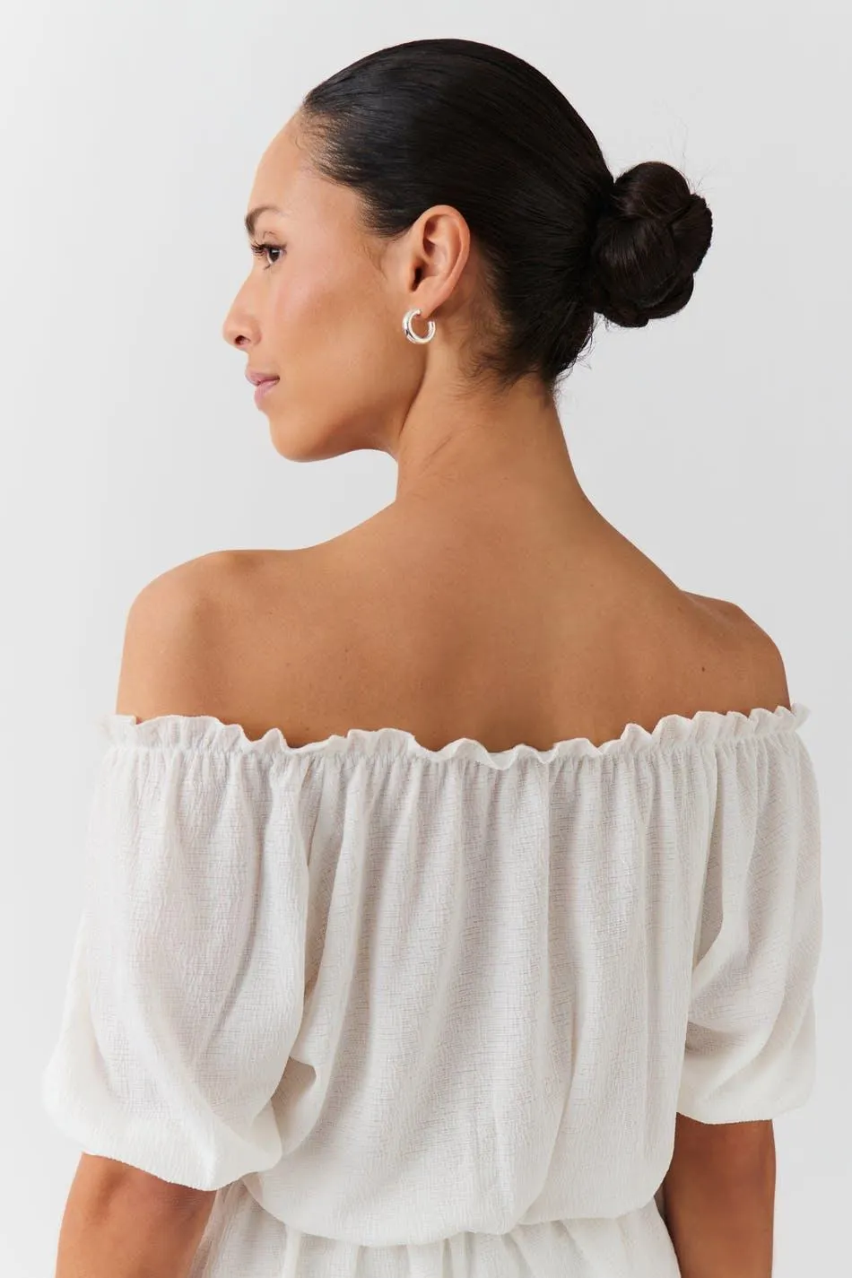 Puff sleeve top