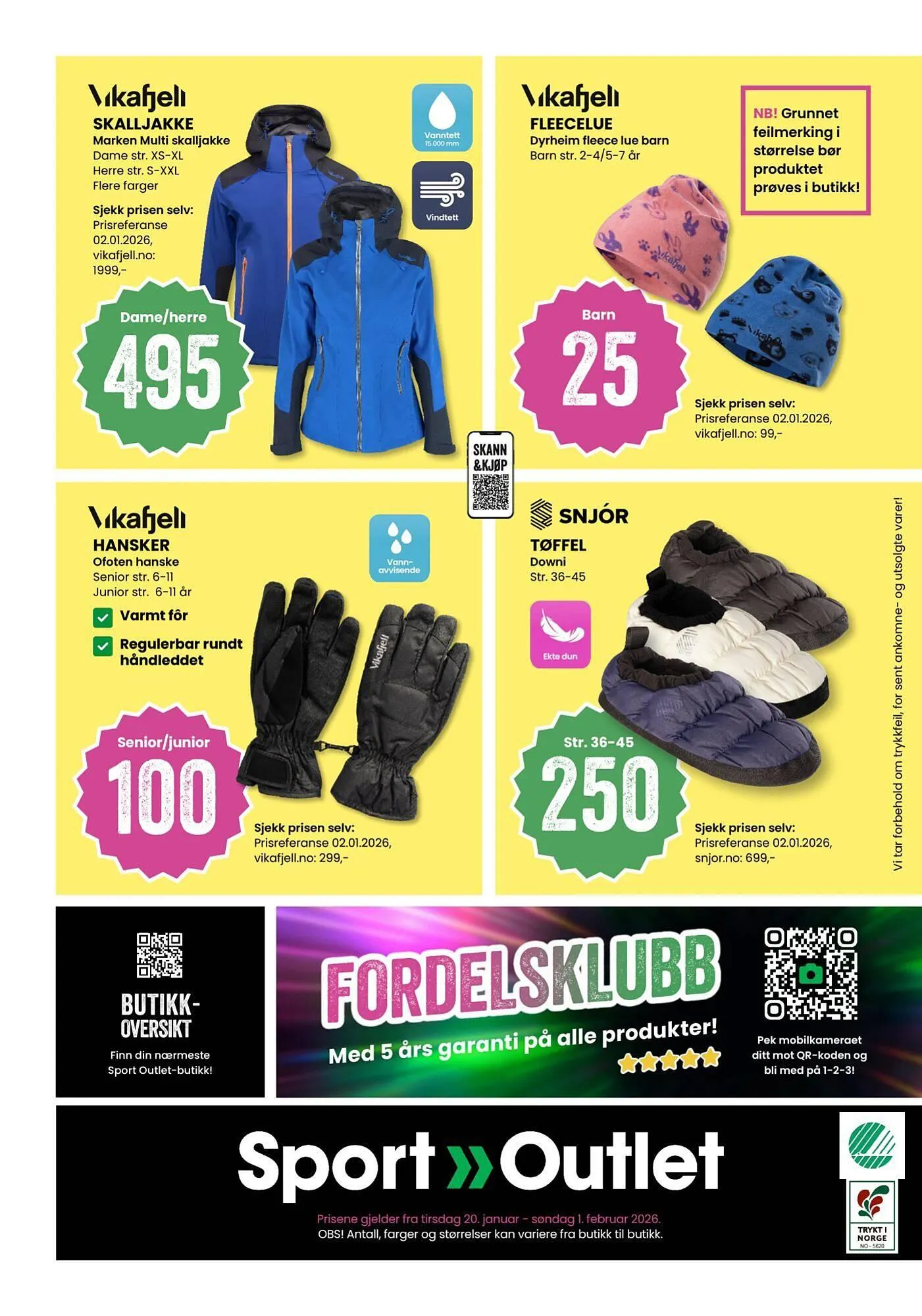 Sport Outlet kundeavis fra 20. januar til 2. februar 2026 - kundeavisside 36