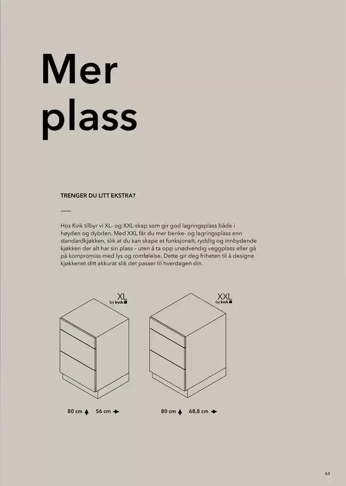 kvik kjøkken Lookbook. fra 5. mars til 19. mars 2025 - kundeavisside 63