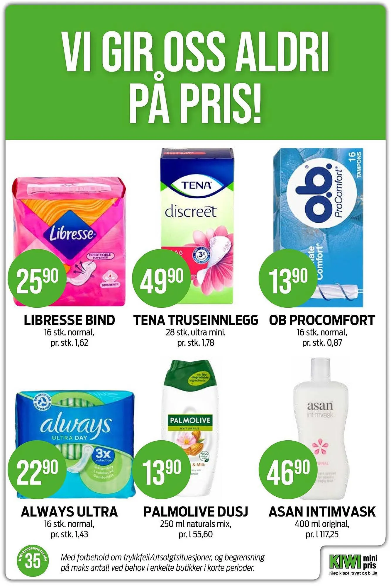 Kiwi Kundeavis fra 27. august til 3. september 2023 - kundeavisside 30