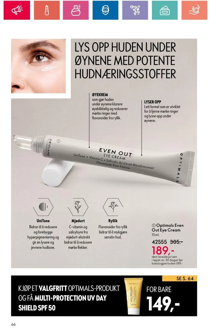 ORIFLAME Kundeavis fra 20. juni til 4. juli 2024 - kundeavisside 66