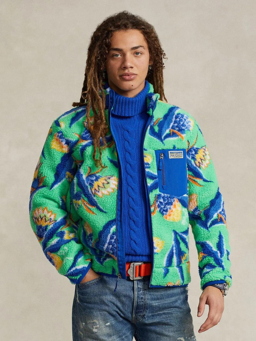 FLORAL HYBRID JACKET Mønster