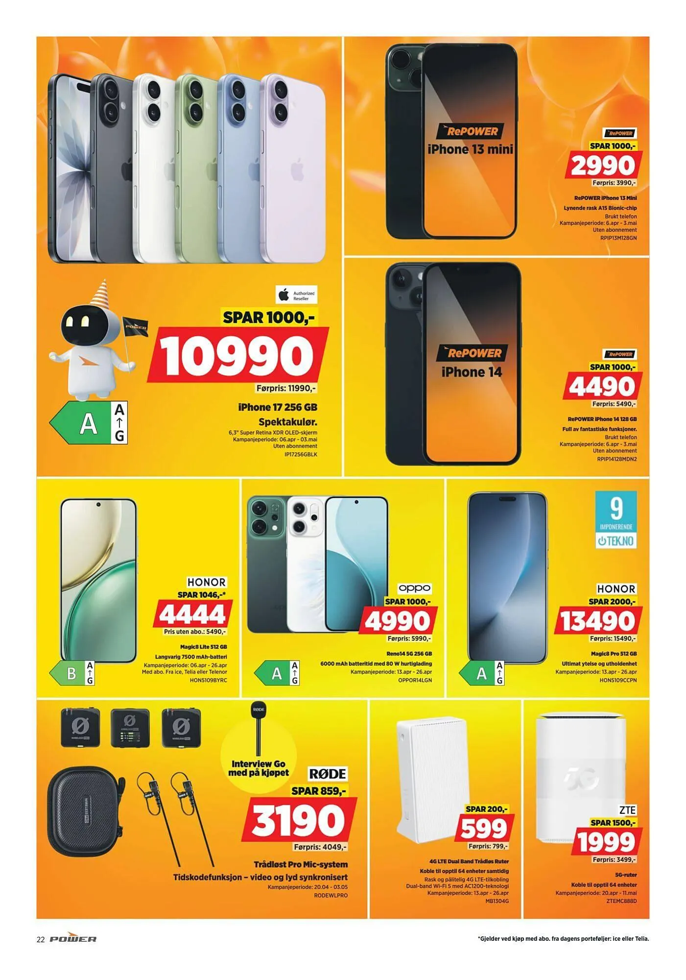 POWER kundeavis fra 20. april til 27. april 2026 - kundeavisside 22