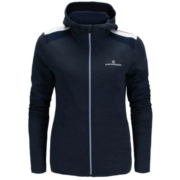 Amundsen 5Mila Full Zip Hoodie Womens Faded Navy