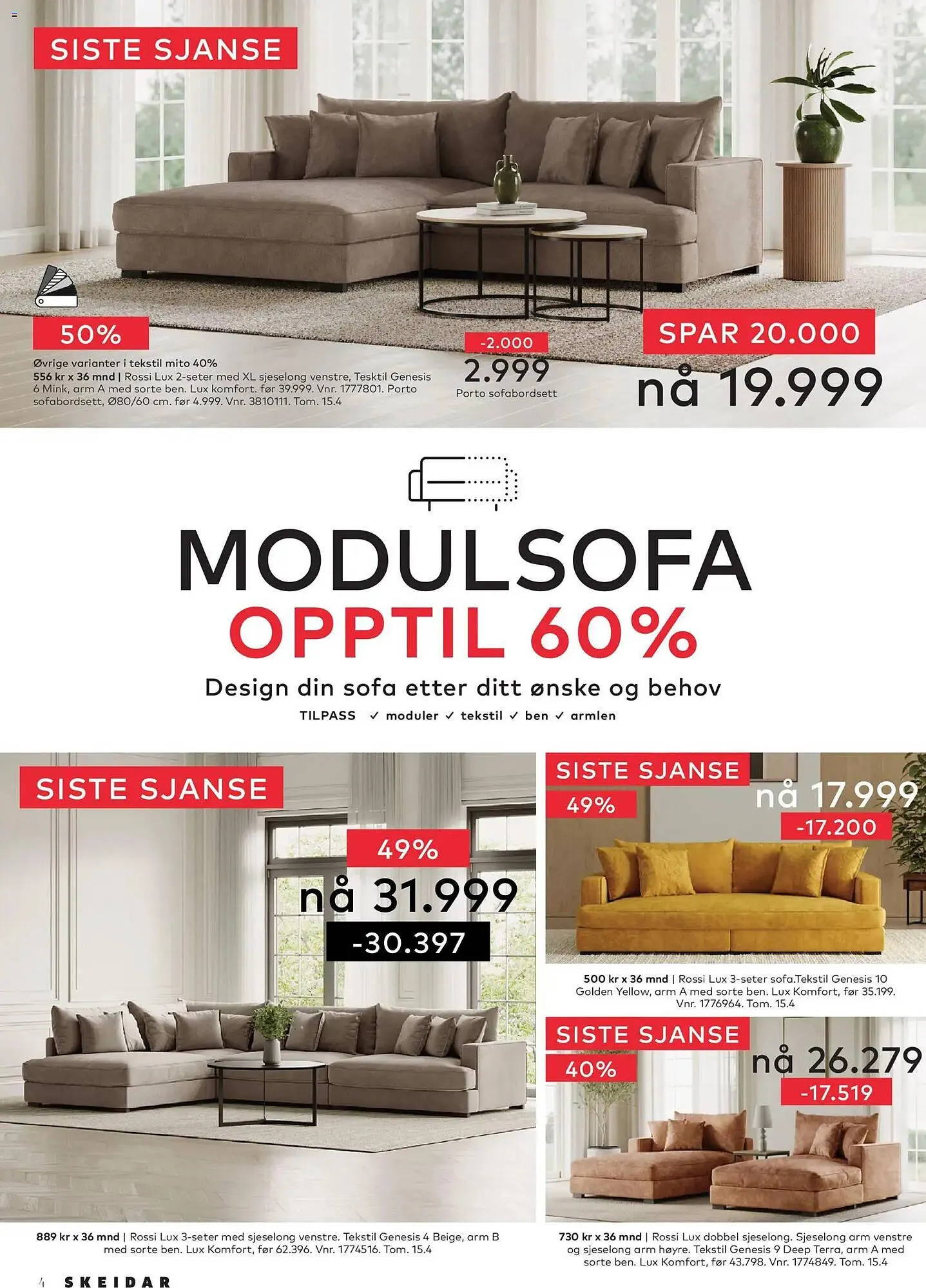 Skeidar kundeavis fra 7. april til 15. april 2026 - kundeavisside 4